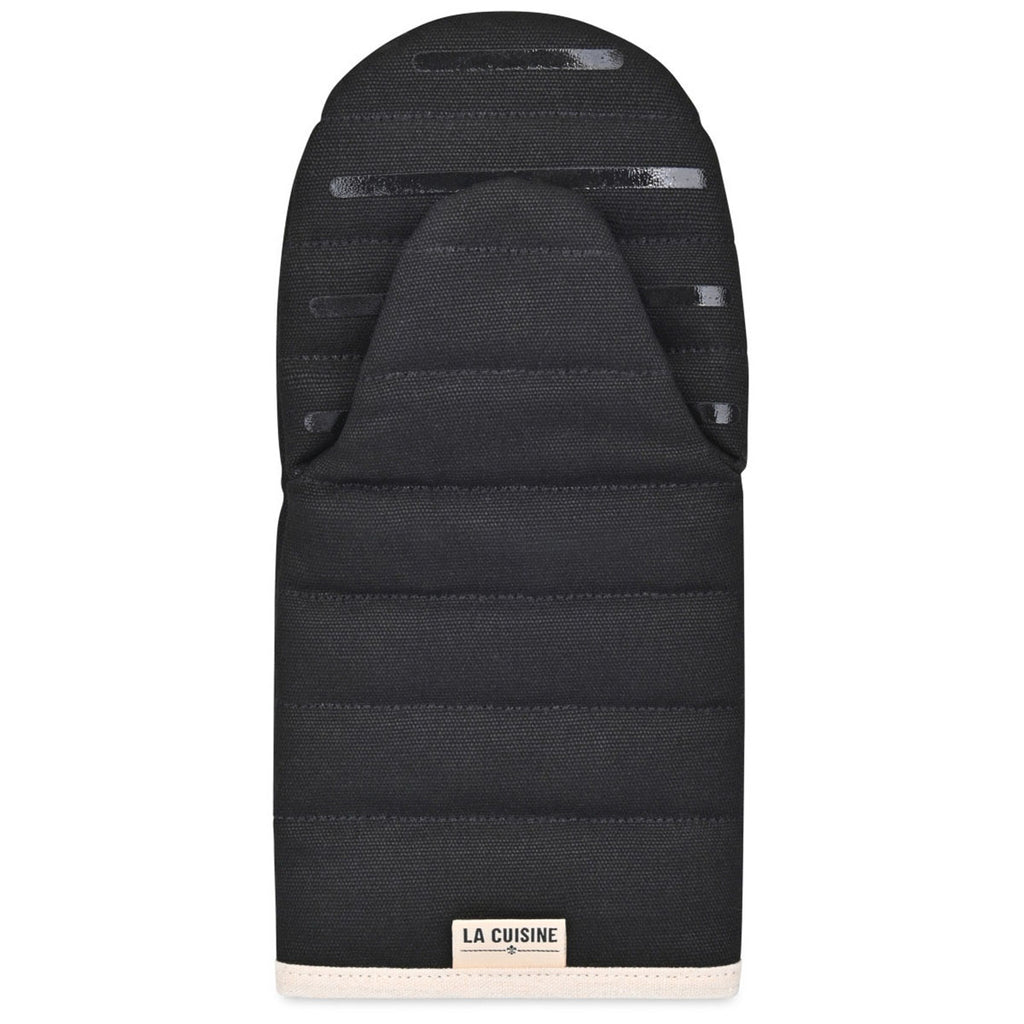 La Cuisine Black Oven Mitt