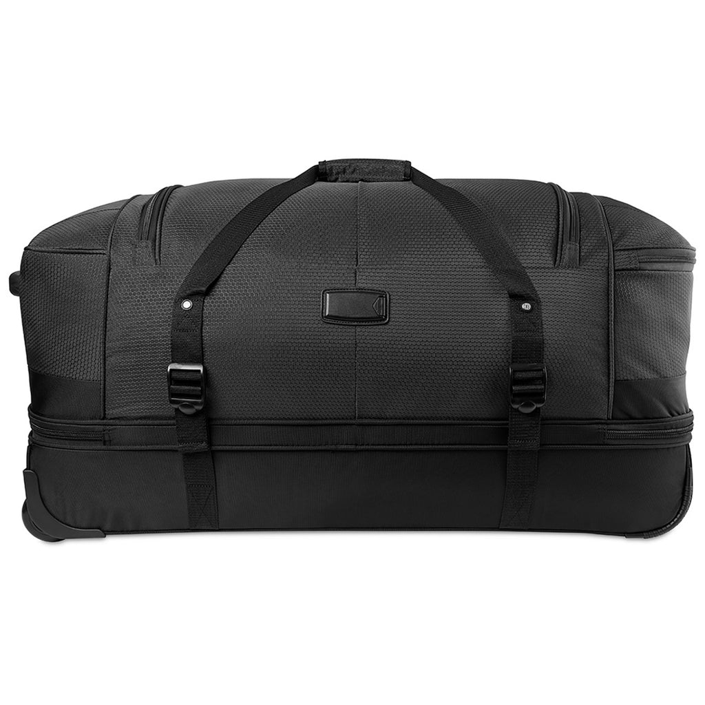 High Sierra Mercury/Black Fairlead 34" Drop Bottom Wheeled Duffel