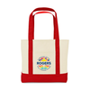 Gemline Red Large Canvas Tote