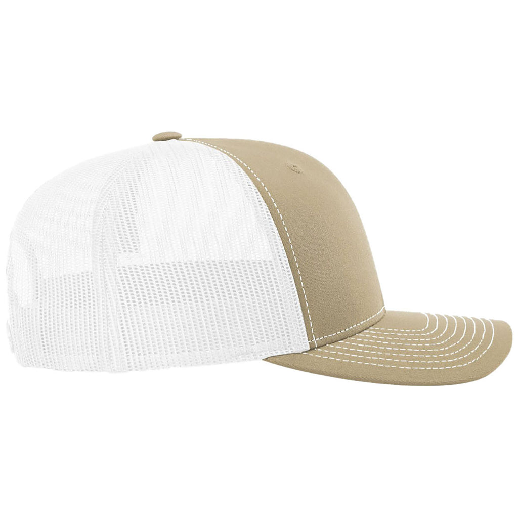 Richardson Khaki/White Trucker Cap