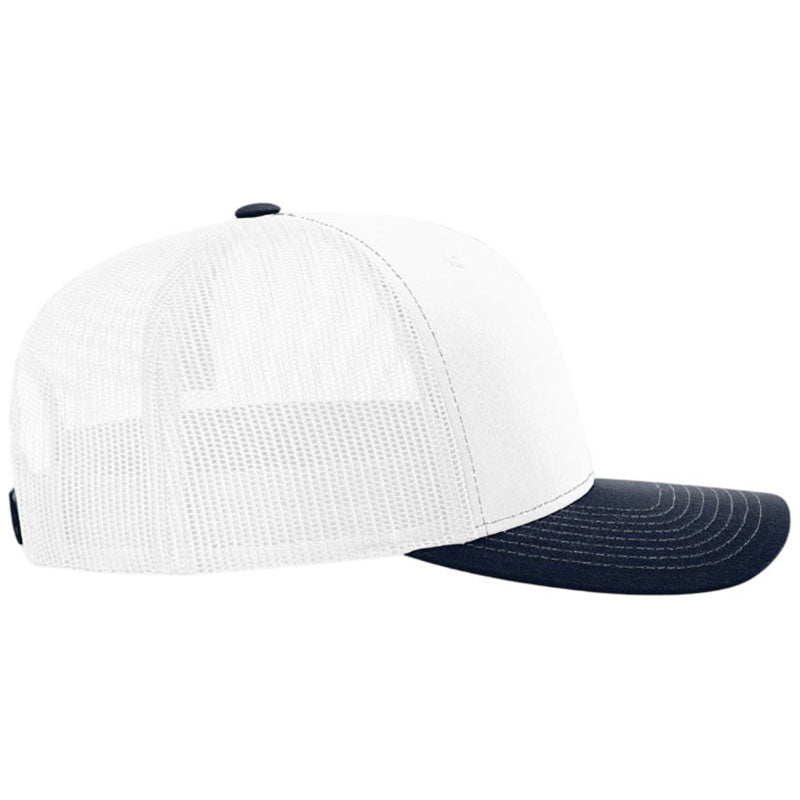 Richardson White/White/Navy Trucker Cap