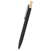 Hit Black Recycled Aluminum Pen With Bamboo Plunger