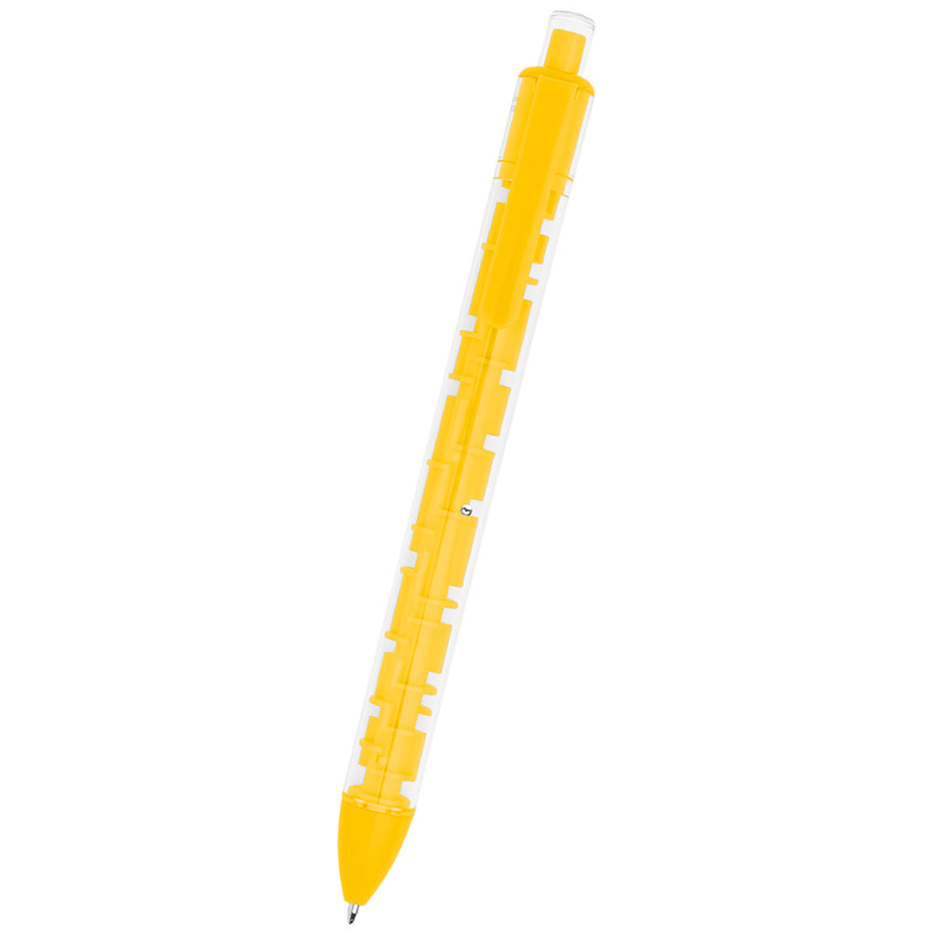 Hit Translucent Yellow A-Maze Me Pen