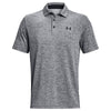 3 Day Under Armour Men's Black/White Light Heather Playoff 3.0 Polo