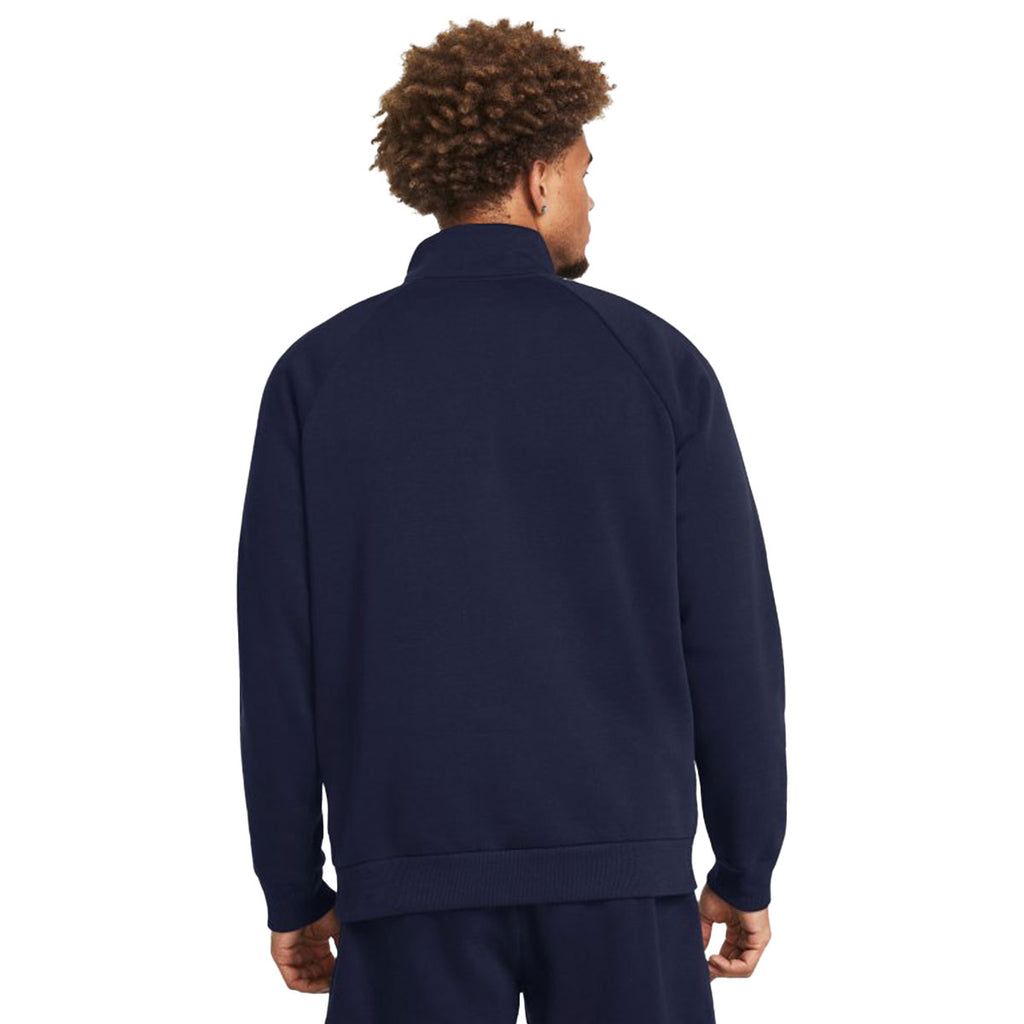 Under Armour Men's Navy Rival Fleece 1/4 Zip