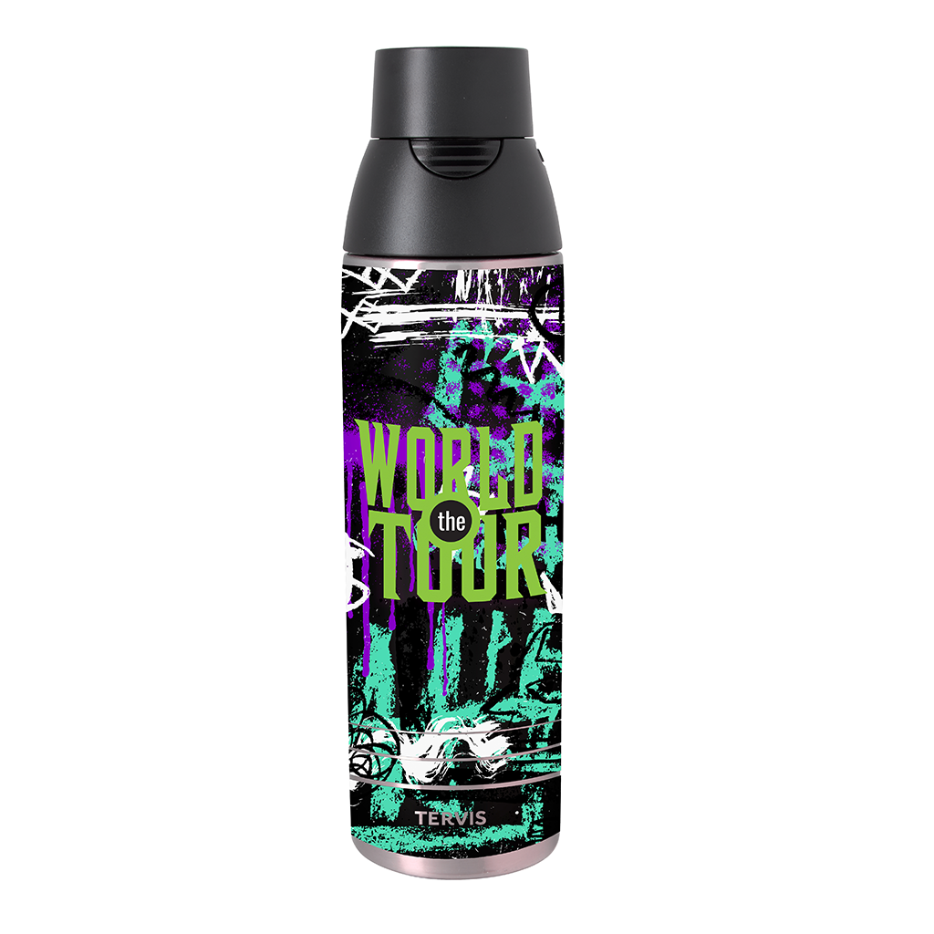 Tervis Black Stainless Steel Venture Bottle 26 oz. - Printed