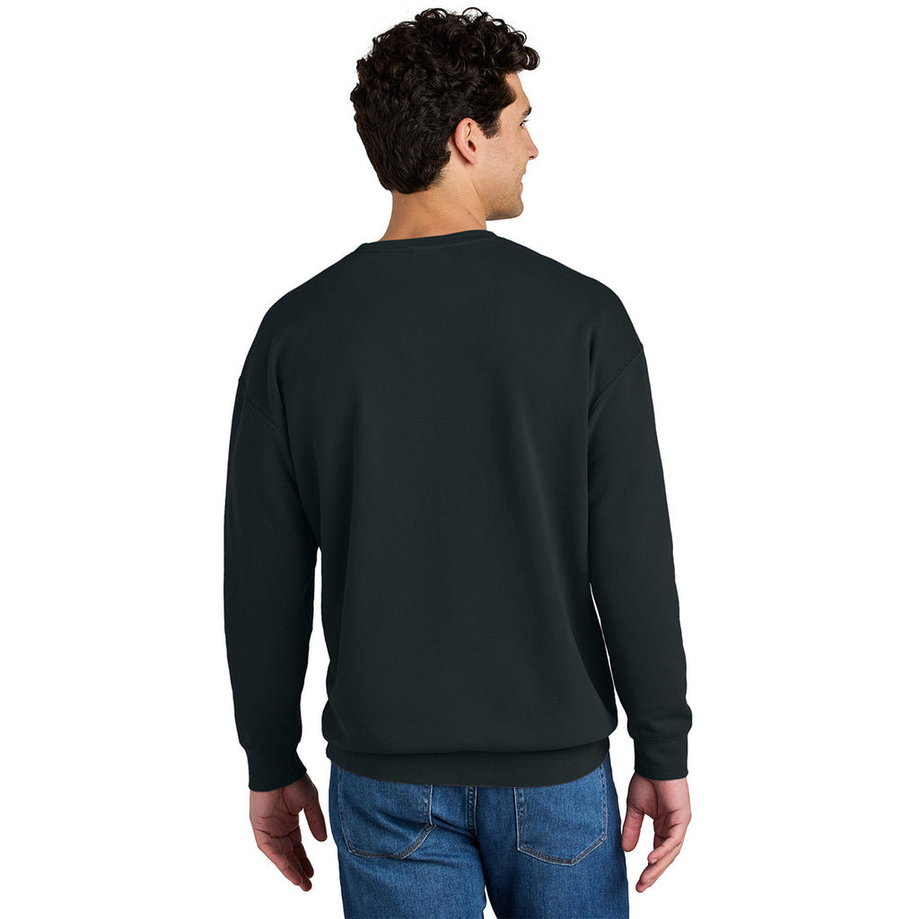 Comfort Colors Unisex Black Lightweight Crewneck Sweatshirt