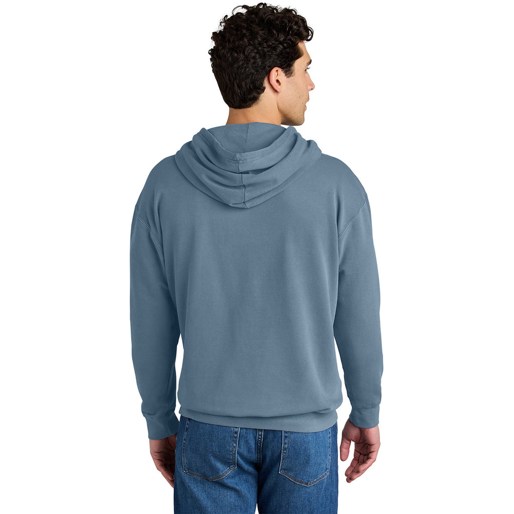 Comfort Colors Unisex Blue Jean Lightweight Hooded Sweatshirt