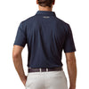 Straight Down Men's Indigo Olympic Polo