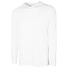 Charles River Unisex White Lightweight Stretch Hoodie
