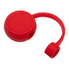 Recycled Red Silicone Straw Cap