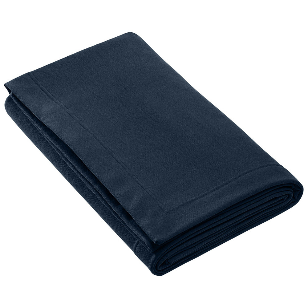 Gildan Navy Heavy Blend Fleece Stadium Blanket