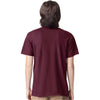 American Apparel Unisex Burgundy Fine Jersey Short-Sleeve T-Shirt