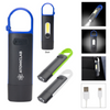 HIT Lime Rechargeable Carabiner COB Flashlight