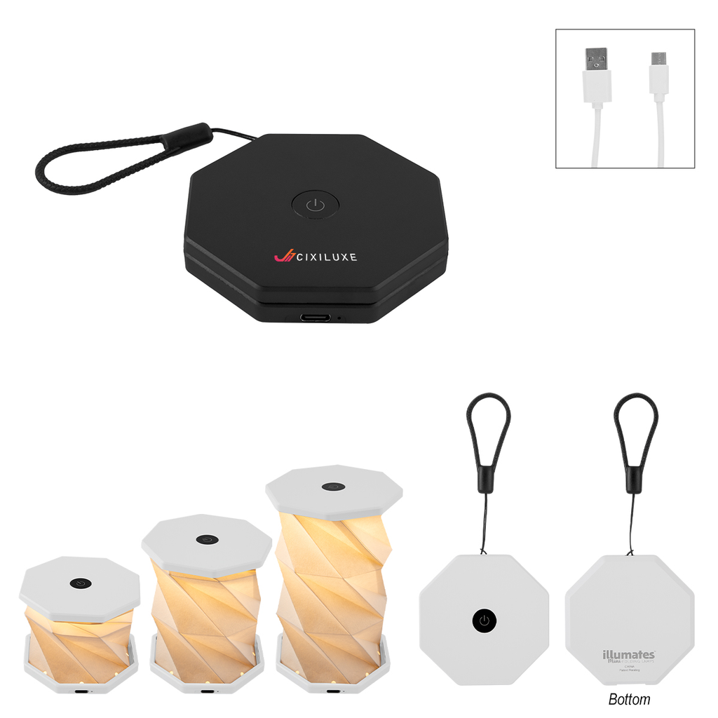 Hit White Illumates™ Mini Folding Lamp