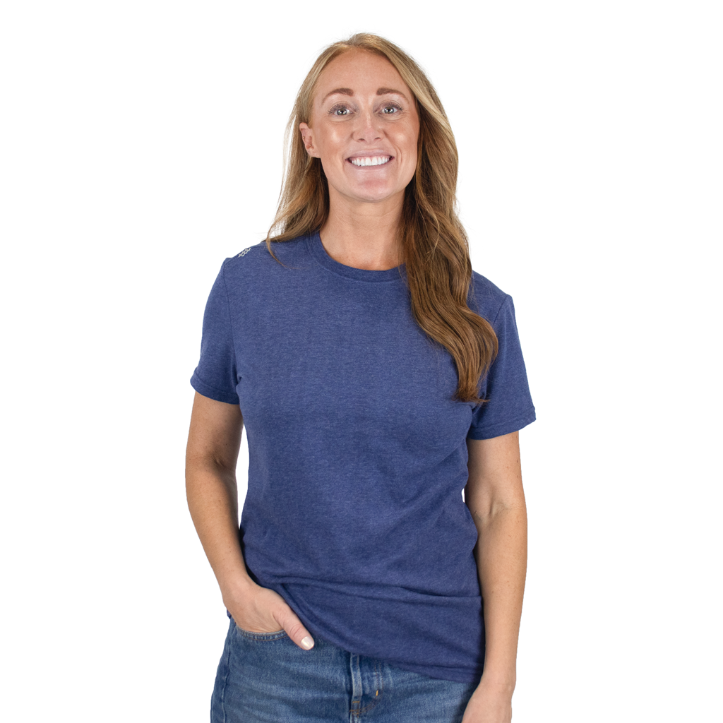 48-Hour Zusa Women's True Navy Heather Tamarac Tee