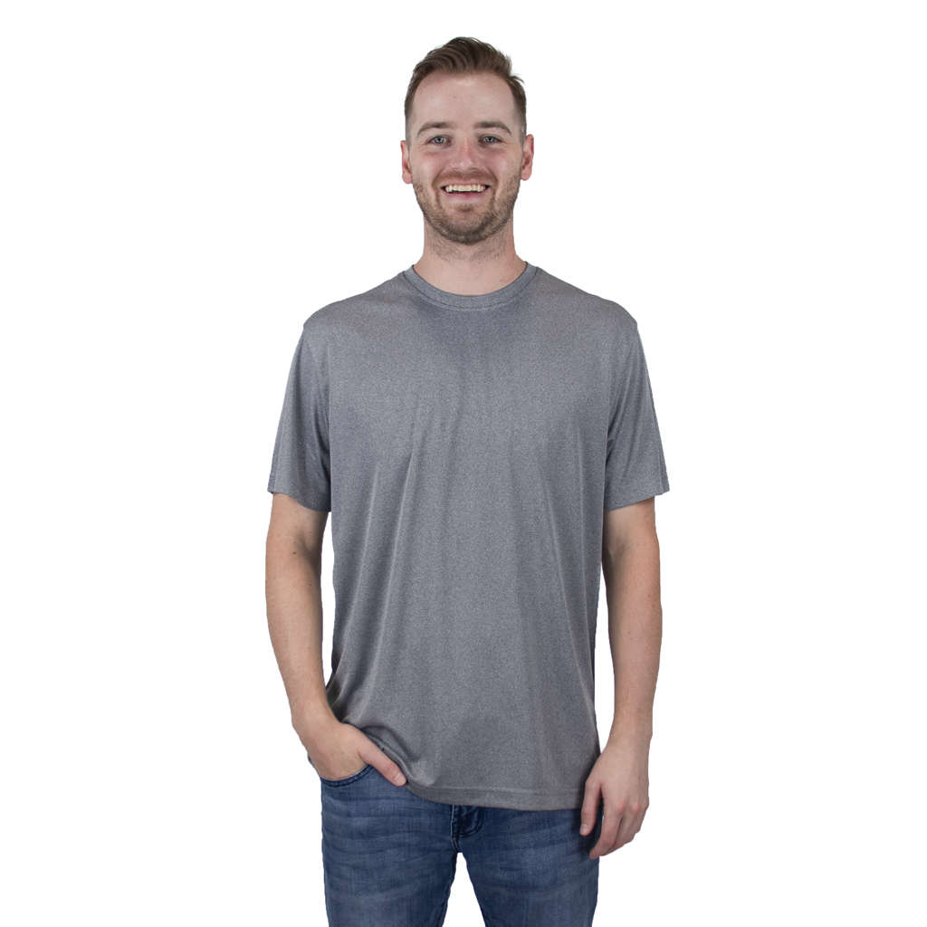 Zusa 3 Day Men's Charcoal Breezy Tee 2.0