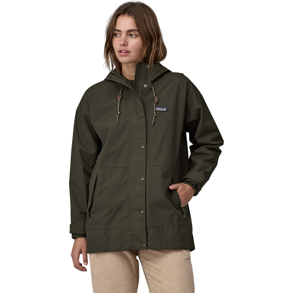 Patagonia Women's Pine Needle Green Outdoor Everyday Rain Jacket