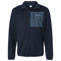 Columbia Men's Collegiate Navy/Dark Mountain Hike Half-Zip Pullover