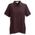 Vantage Women's Deep Maroon Soft-Blend Double-Tuck Pique Polo