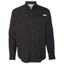 Columbia Men's Black PFG Tamiami Long Sleeve Shirt