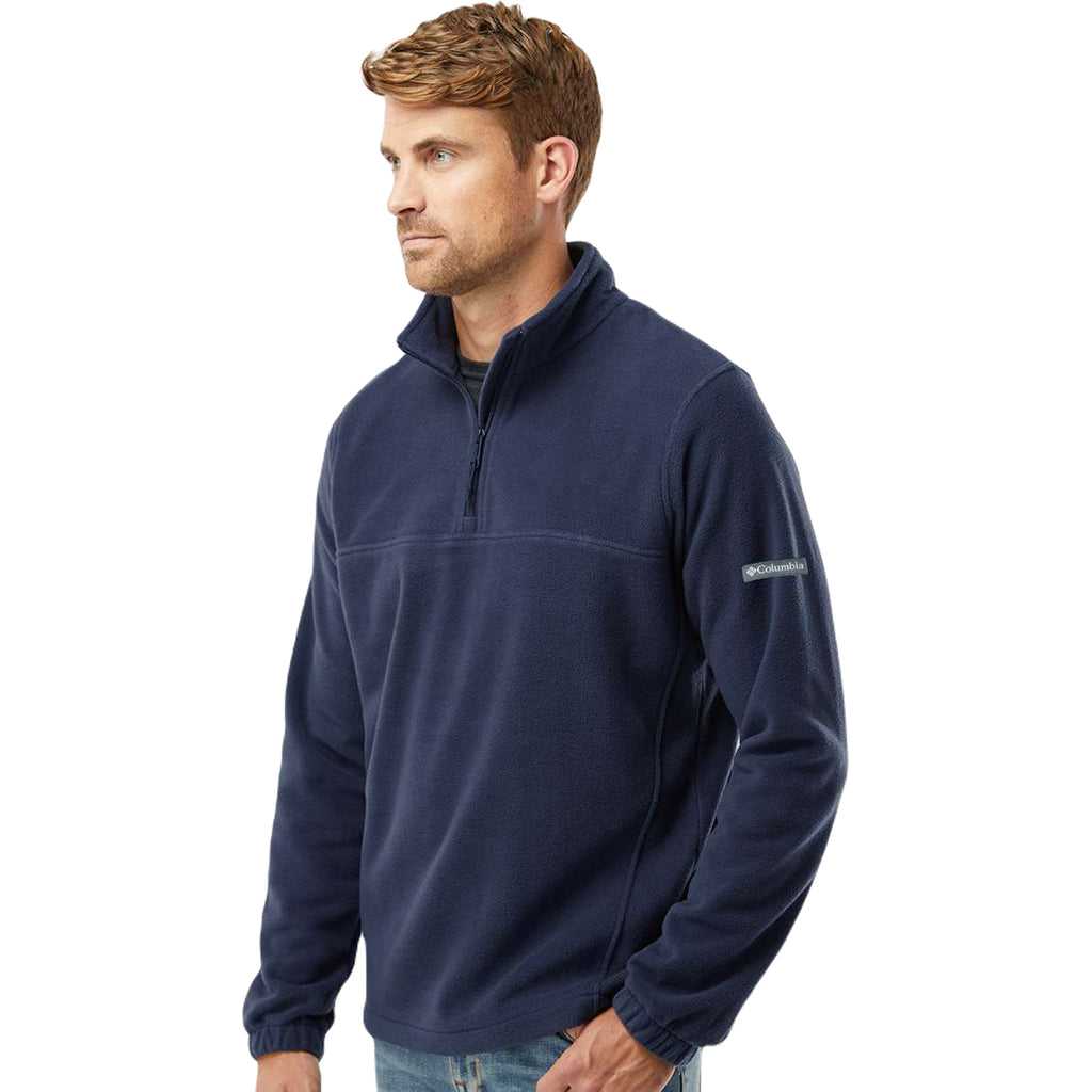 Columbia Men's Collegiate Navy Steens Mountain Half-Zip Pullover