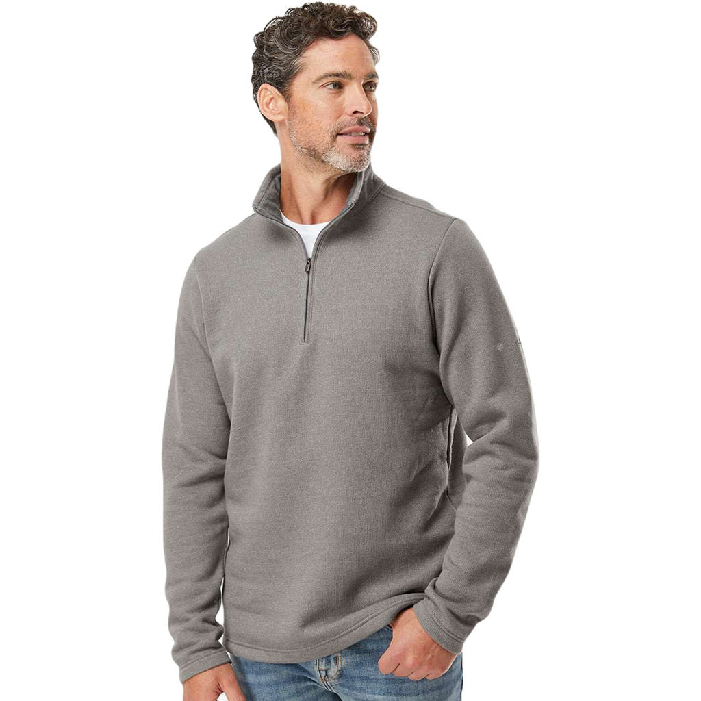 Columbia Men's Boulder Heather Great Hart Mountain III Half-Zip Pullover