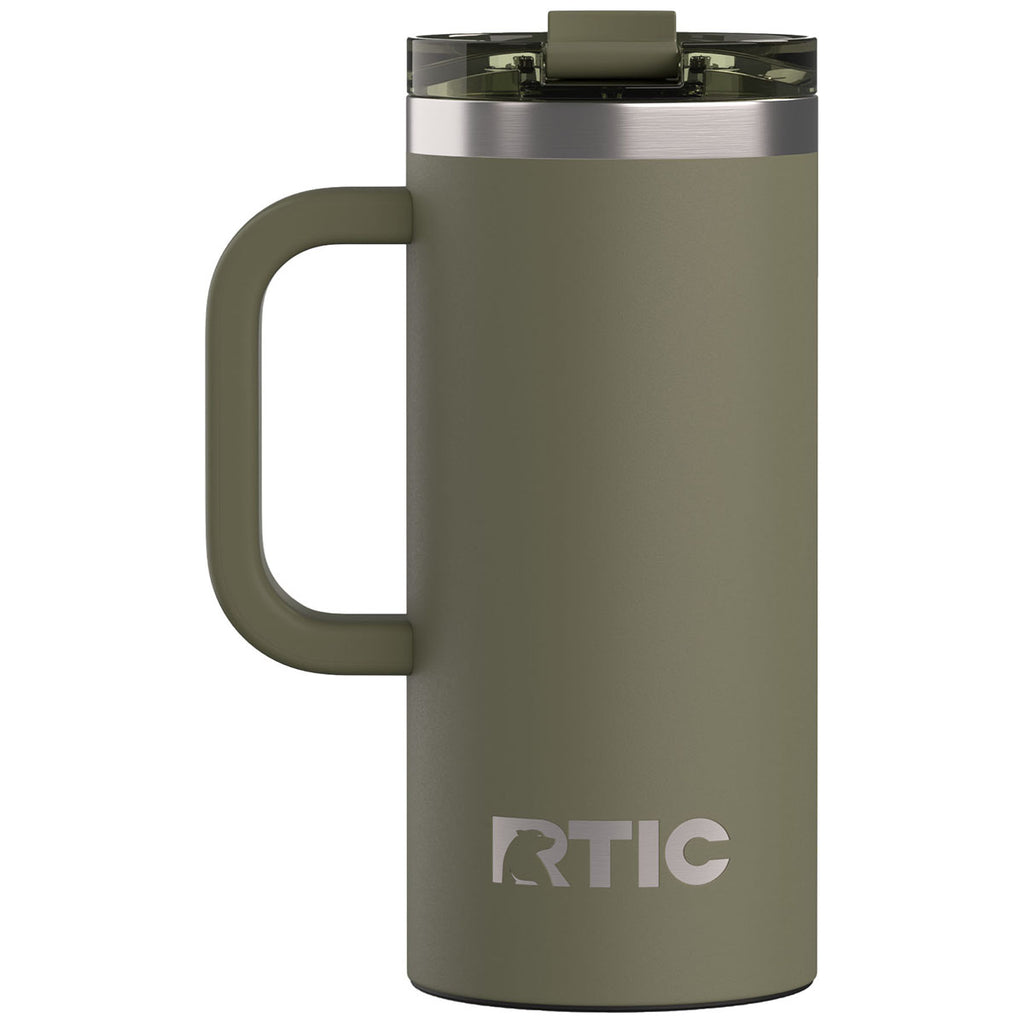 RTIC Olive 16oz Road Trip Travel Mug