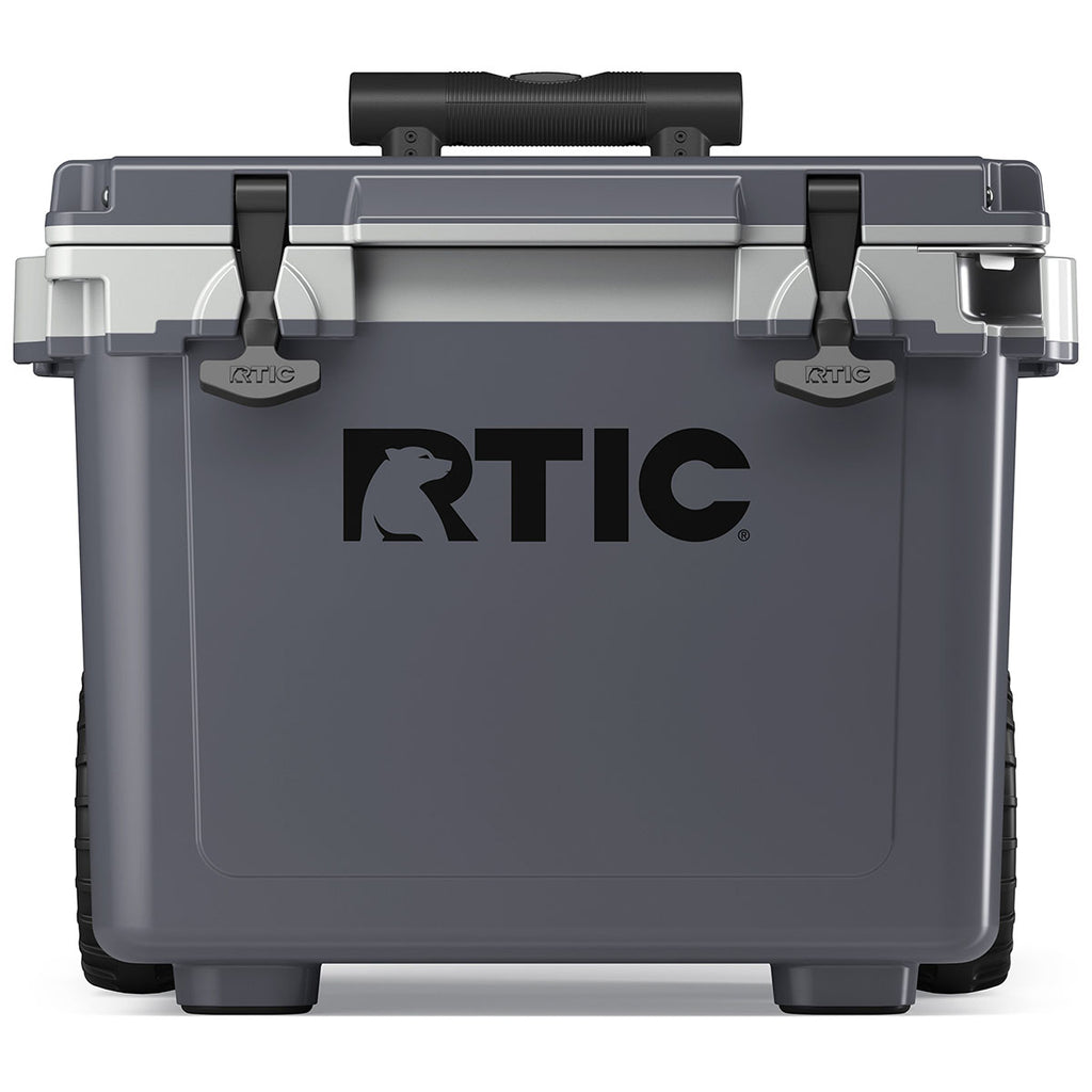RTIC Dark Grey & Cool Grey 22 QT Ultra-Light Wheeled Cooler