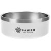 Hit White 40 Oz. Stainless Steel Pet Bowl