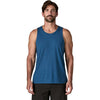 Patagonia Men's Aquatic Blue Capilene Cool Trail Tank Top