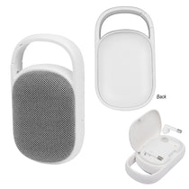 Hit White Wireless Earbuds With Speaker & Charging Case