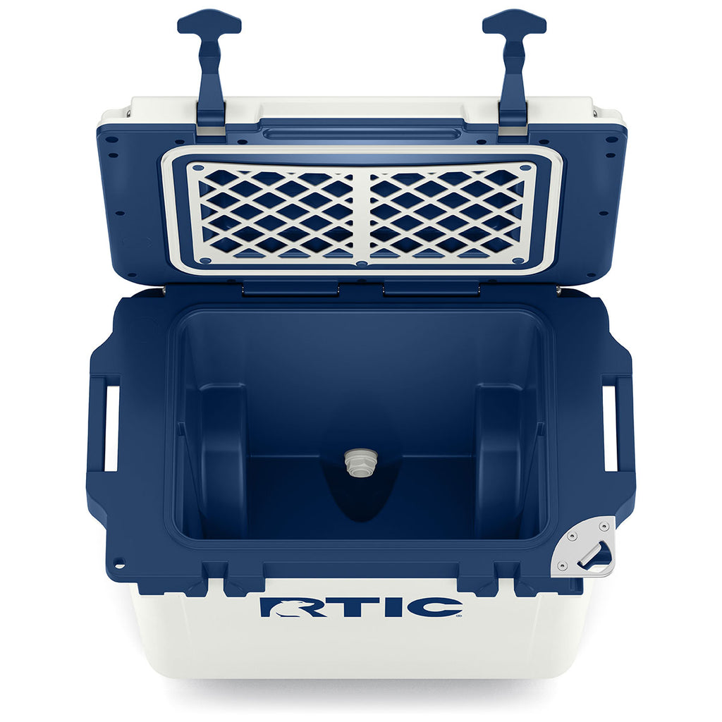 RTIC Cool Grey & Navy 22 QT Ultra-Light Wheeled Cooler