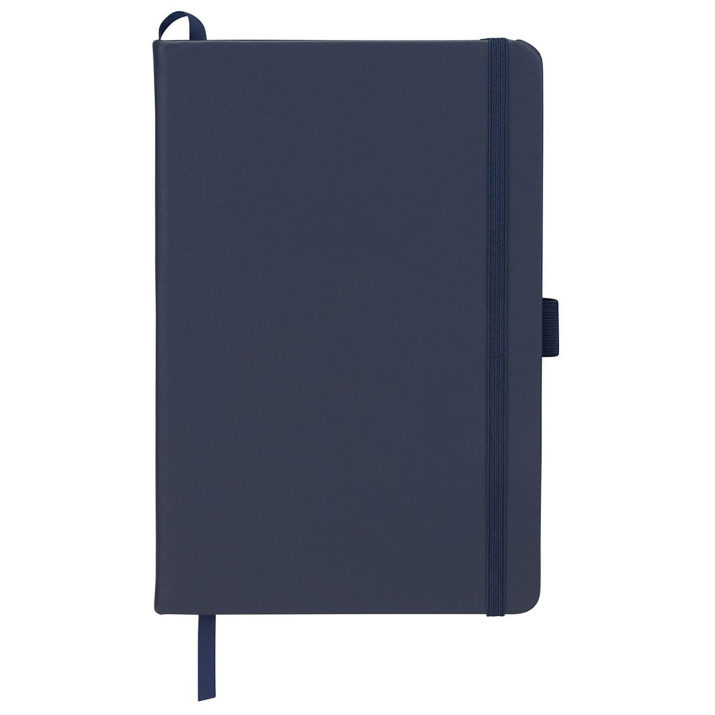 JournalBooks Navy Mix Pineapple Leather Bound Notebook