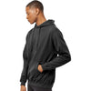 Tultex Unisex Heather Graphite Fleece Hooded Sweatshirt