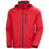 Helly Hansen Men's Red Crew Hooded Midlayer Jacket 2.0