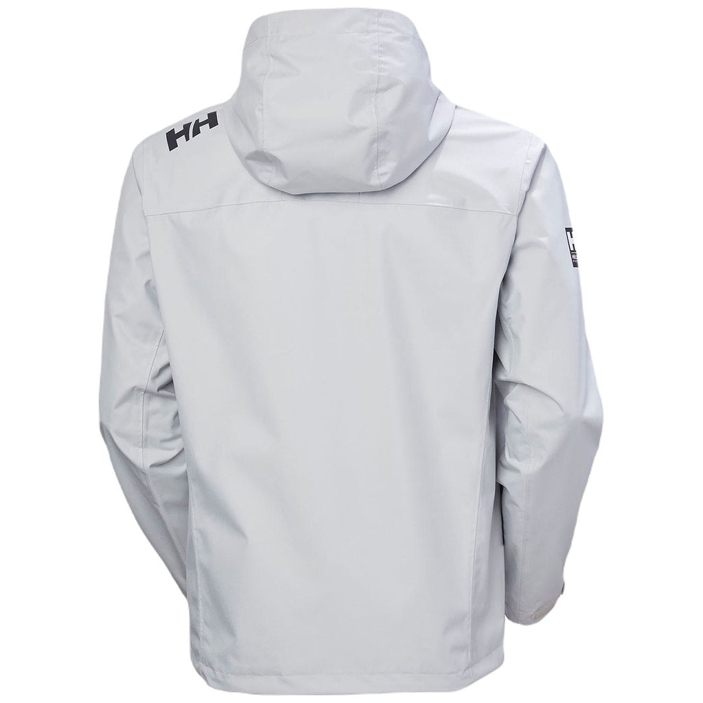 Helly Hansen Men's Grey Fog Crew Hooded Jacket 2.0