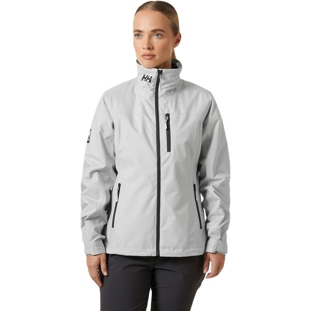 Helly Hansen Women's Grey Fog Crew Midlayer Jacket 2.0