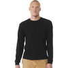 Bella + Canvas Unisex Black 6 oz. Heavyweight Long Sleeve Tee