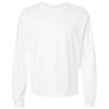 Bella + Canvas Unisex White 6 oz. Heavyweight Long Sleeve Tee