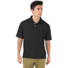 Charles River Men's Black Greenway Stretch Cotton Polo