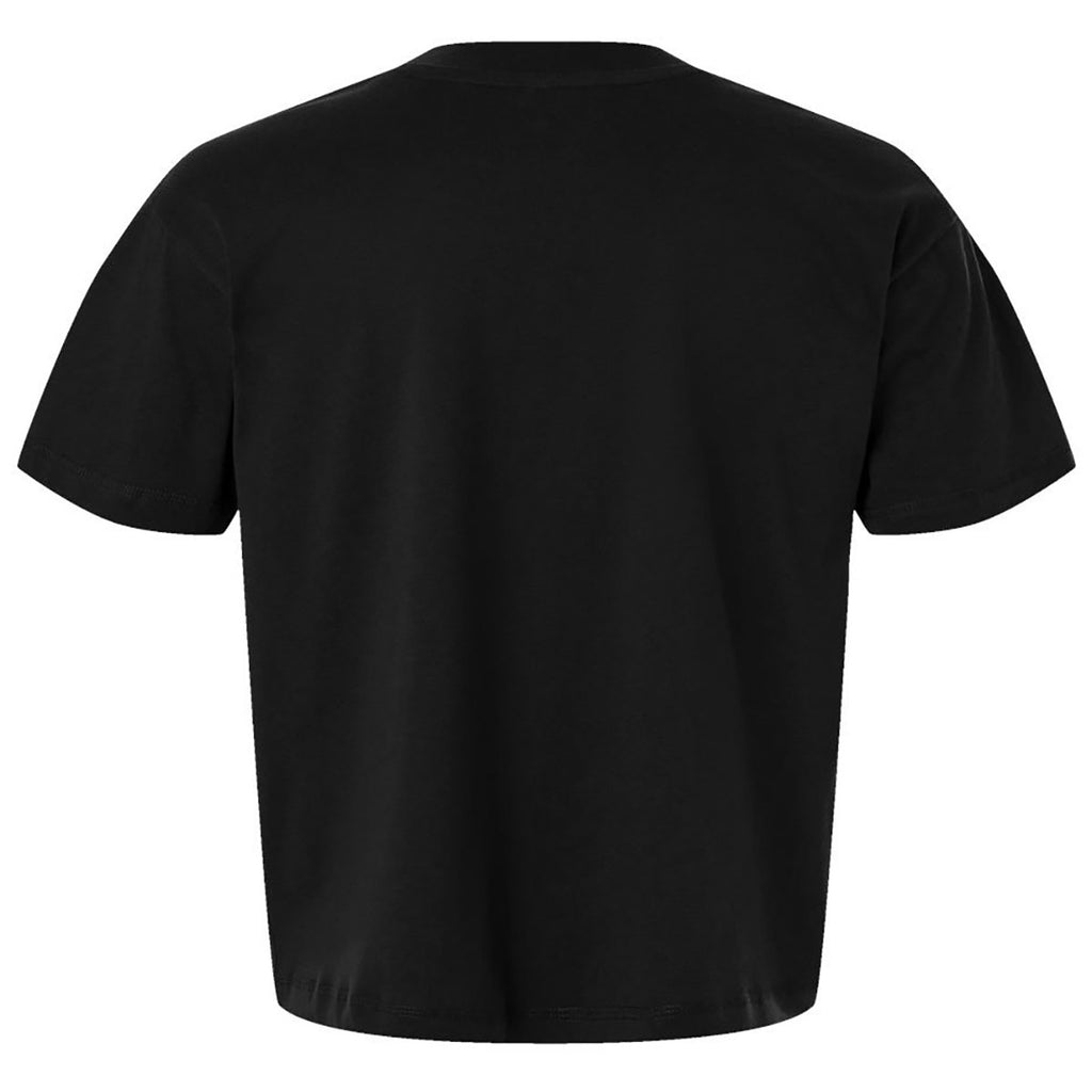 LAT Unisex Black Crew Tee