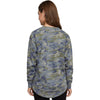 LAT Women's Vintage Camo Weekend Fleece Crewneck Sweatshirt