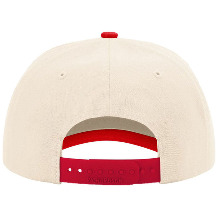 Richardson Cream/Cream/Red 5-Panel Relaxed Gramps