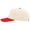 Richardson Cream/Cream/Red 5-Panel Relaxed Gramps