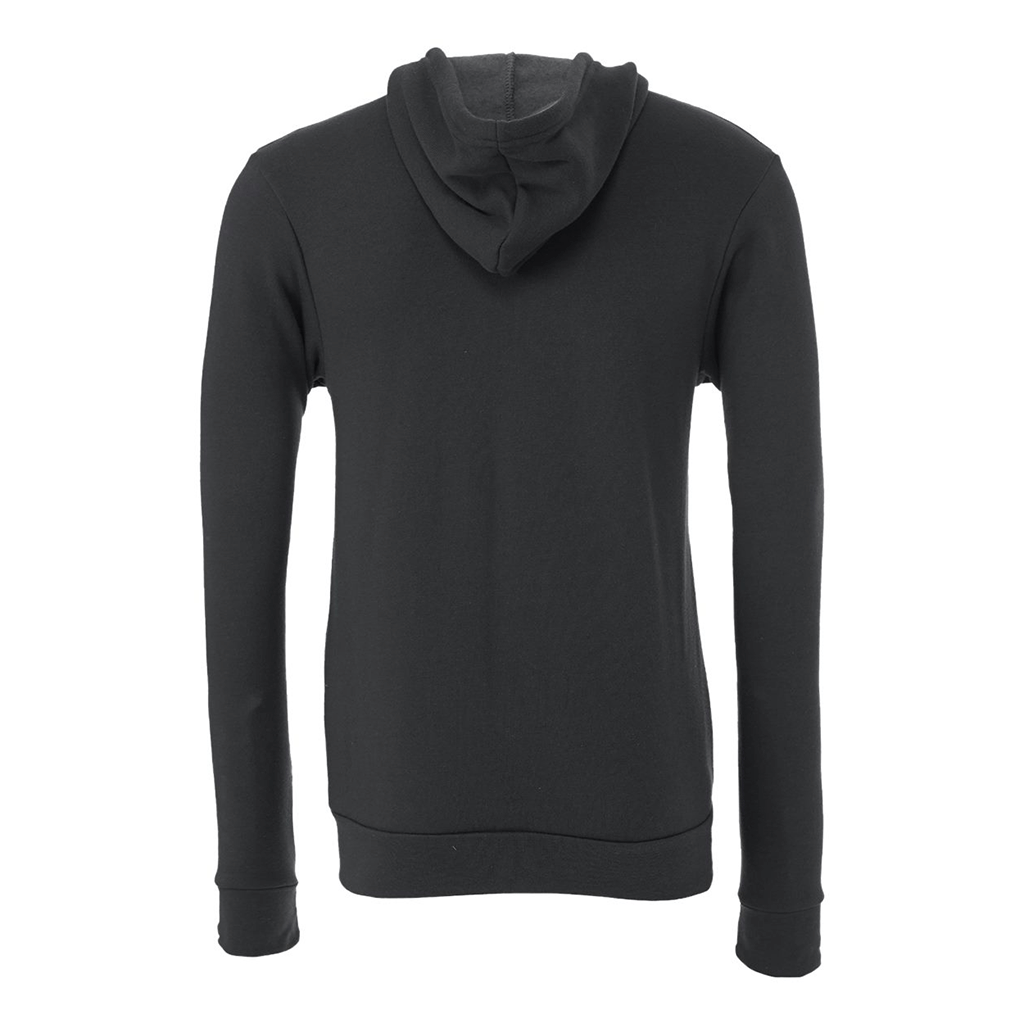 Bella + Canvas Unisex Dark Grey Sponge Fleece Full-Zip Hoodie