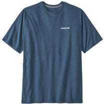 Patagonia Men's Utility Blue P-6 Logo Responsibili-Tee