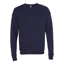 Bella + Canvas Unisex Navy Drop Shoulder Fleece Sweatshirt