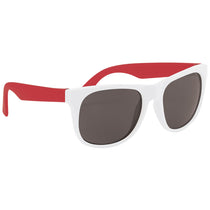 Hit White/Red Rubberized Sunglasses