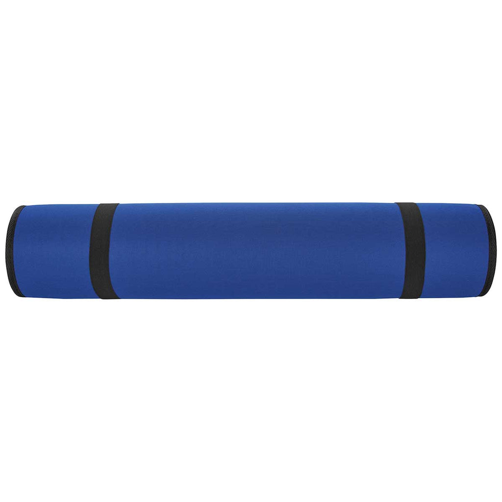 48-Hour BIC Blue Yoga Mat with Shoulder Strap